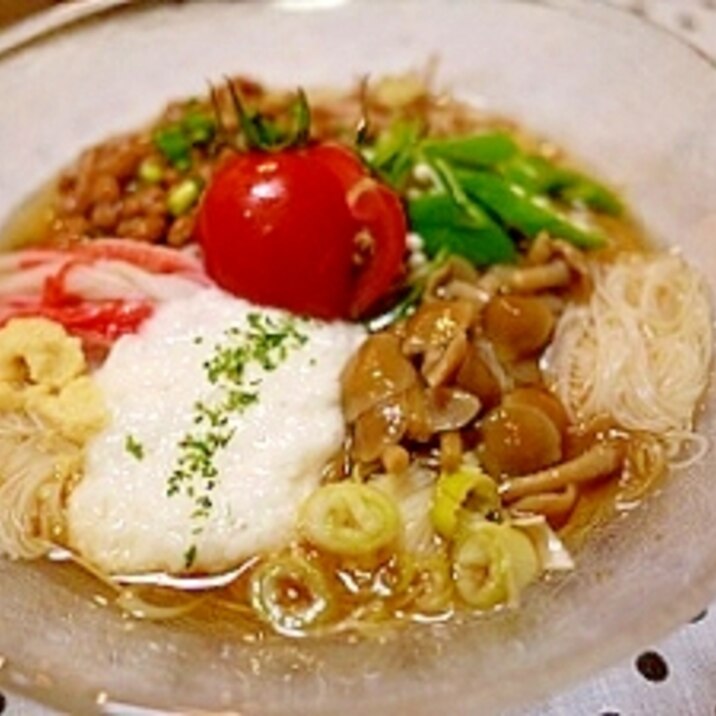 ねばっとろっ♪元気!ぶっかけそうめん